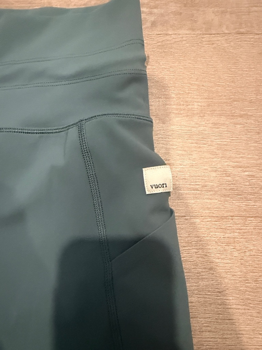 Vuori Slate Green High-Rise Pocket Leggings, Size Small - Picture 2 of 5